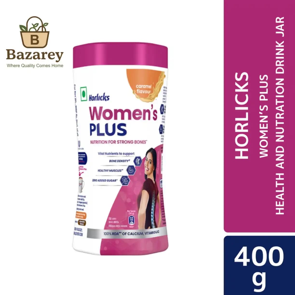 Women's Plus Horlicks Health And Nutrition Drink Jar (উইমিন'স প্লাস হরলিক্স হেলথ এন্ড নিউট্রিশন ড্রিংক জার)  - View 1