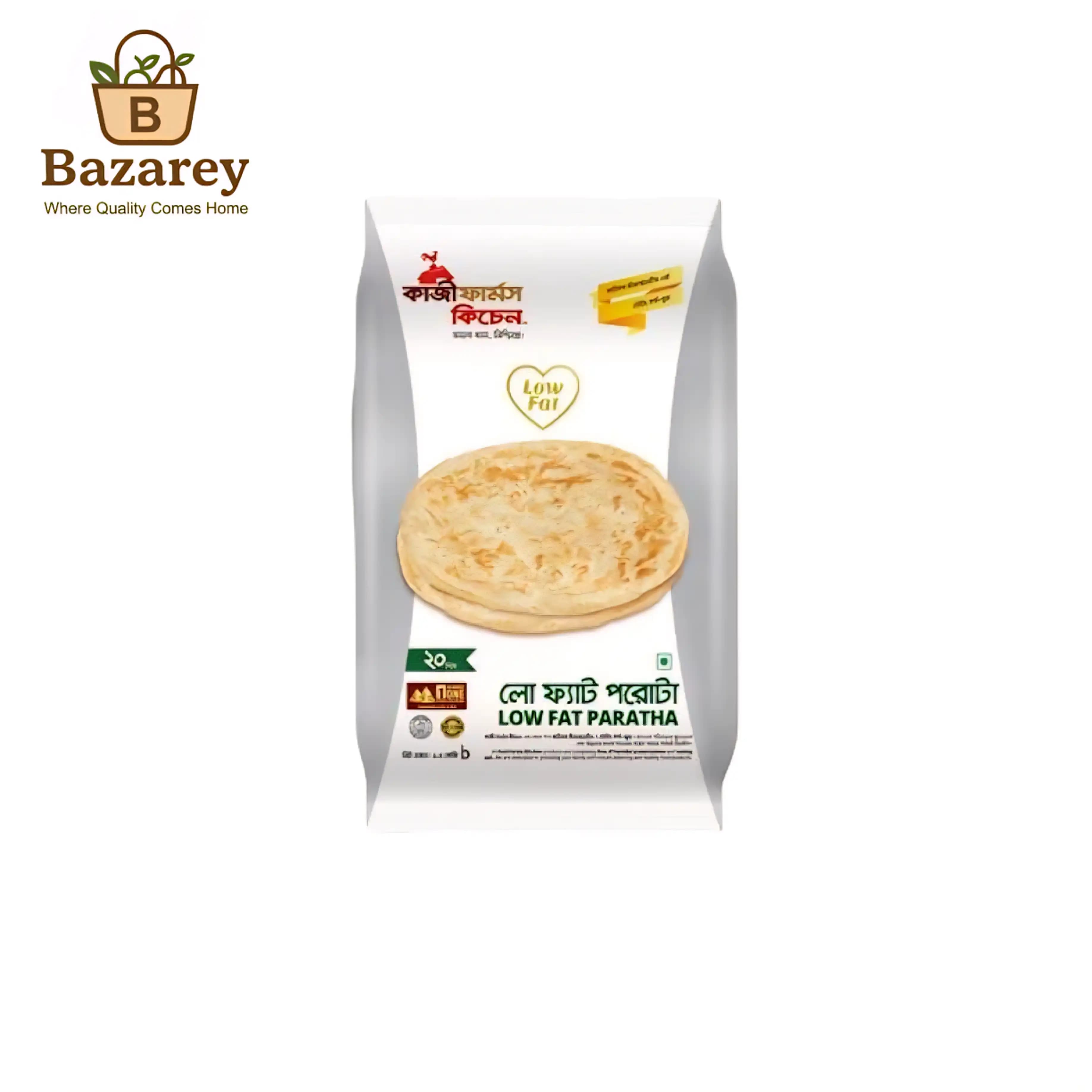 Kazi Farms Kitchen Low Fat Paratha (কাজী ফার্মস কিচেন লো ফ্যাট পরোটা)