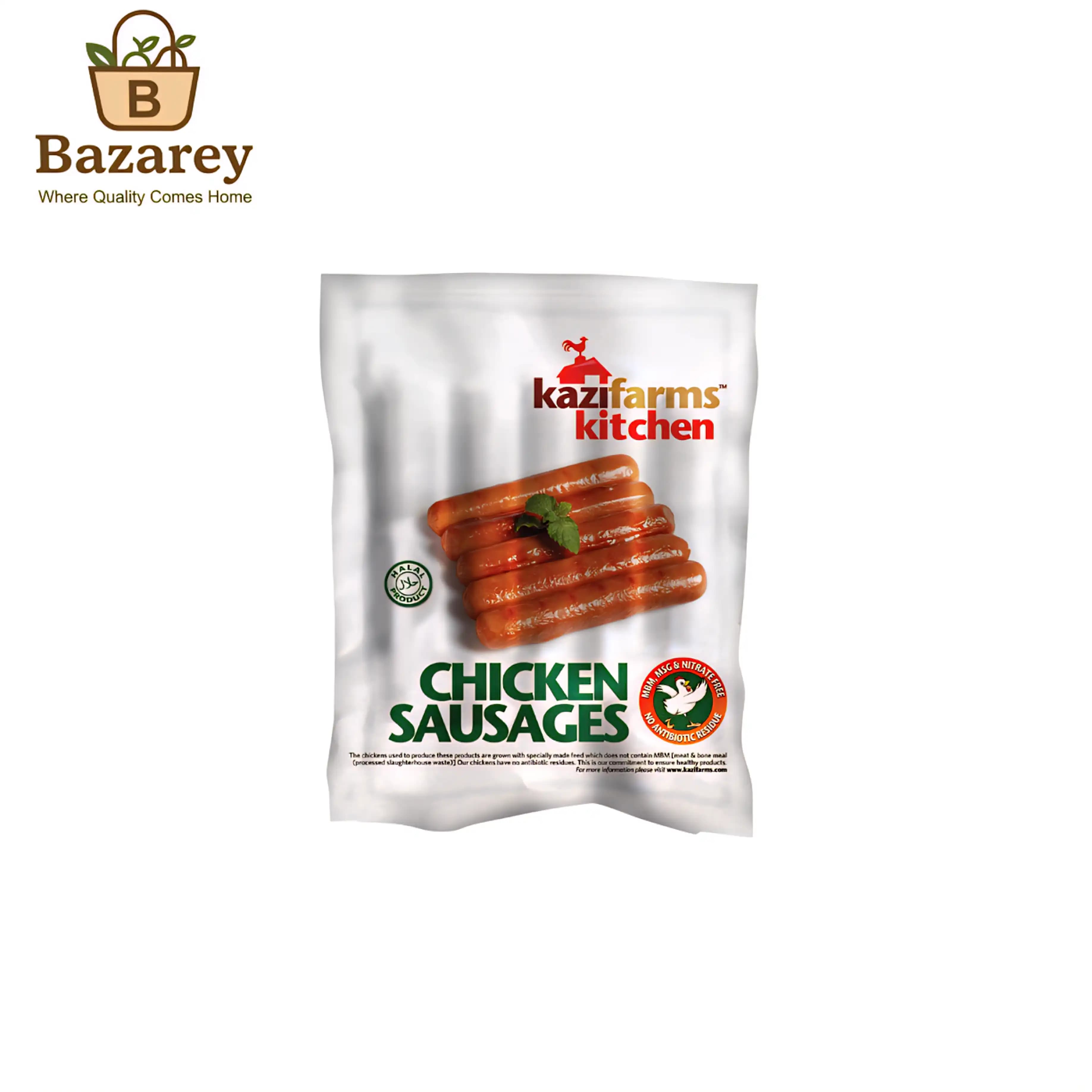 Kazi Farms Kitchen Spicy Chicken Sausage (কাজী ফার্মস কিচেন স্পাইসি চিকেন সসেজ) ৷