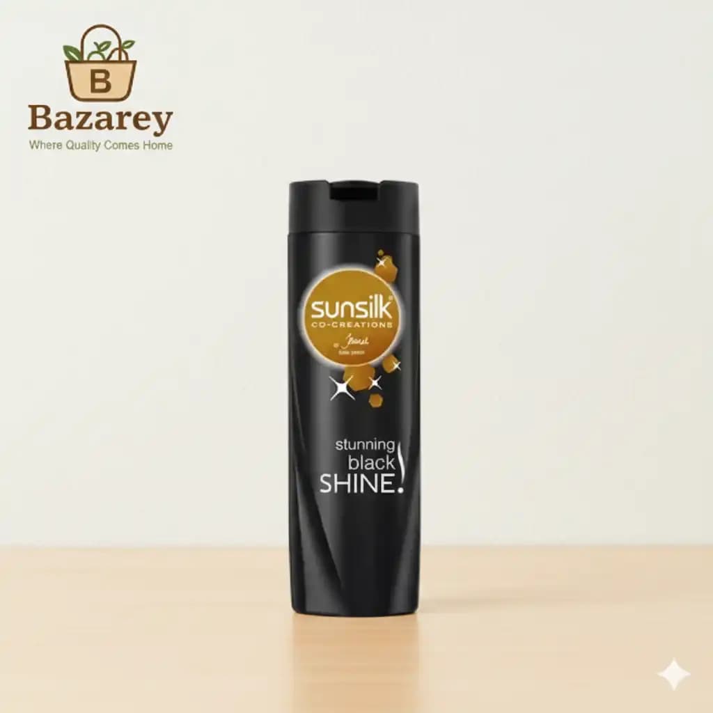 Sunsilk Shampoo  Black Shine (সানসিল্ক শ্যাম্পু ব্ল্যাক সাইন) 