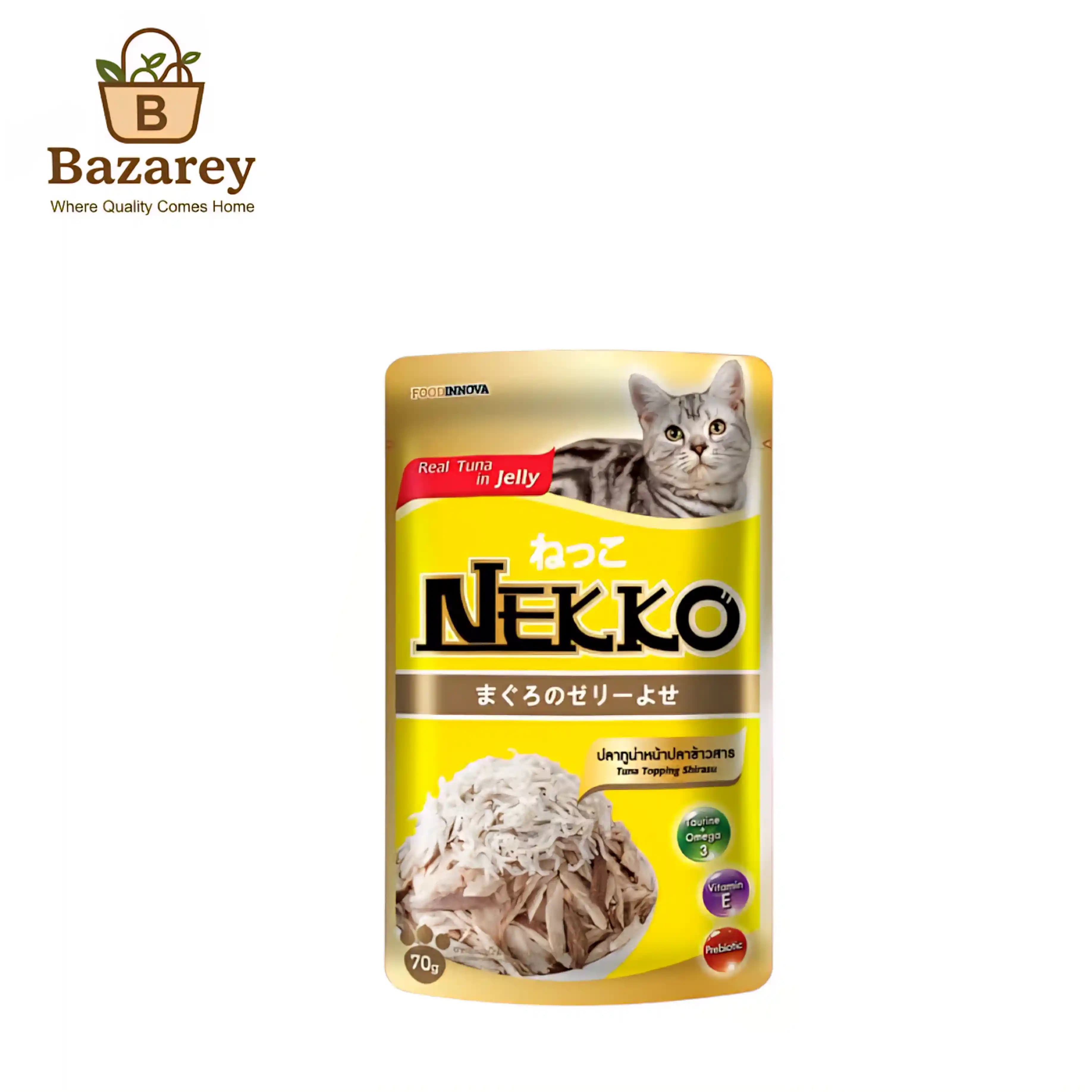 Nekko Tuna Topping Shirasu in Jelly