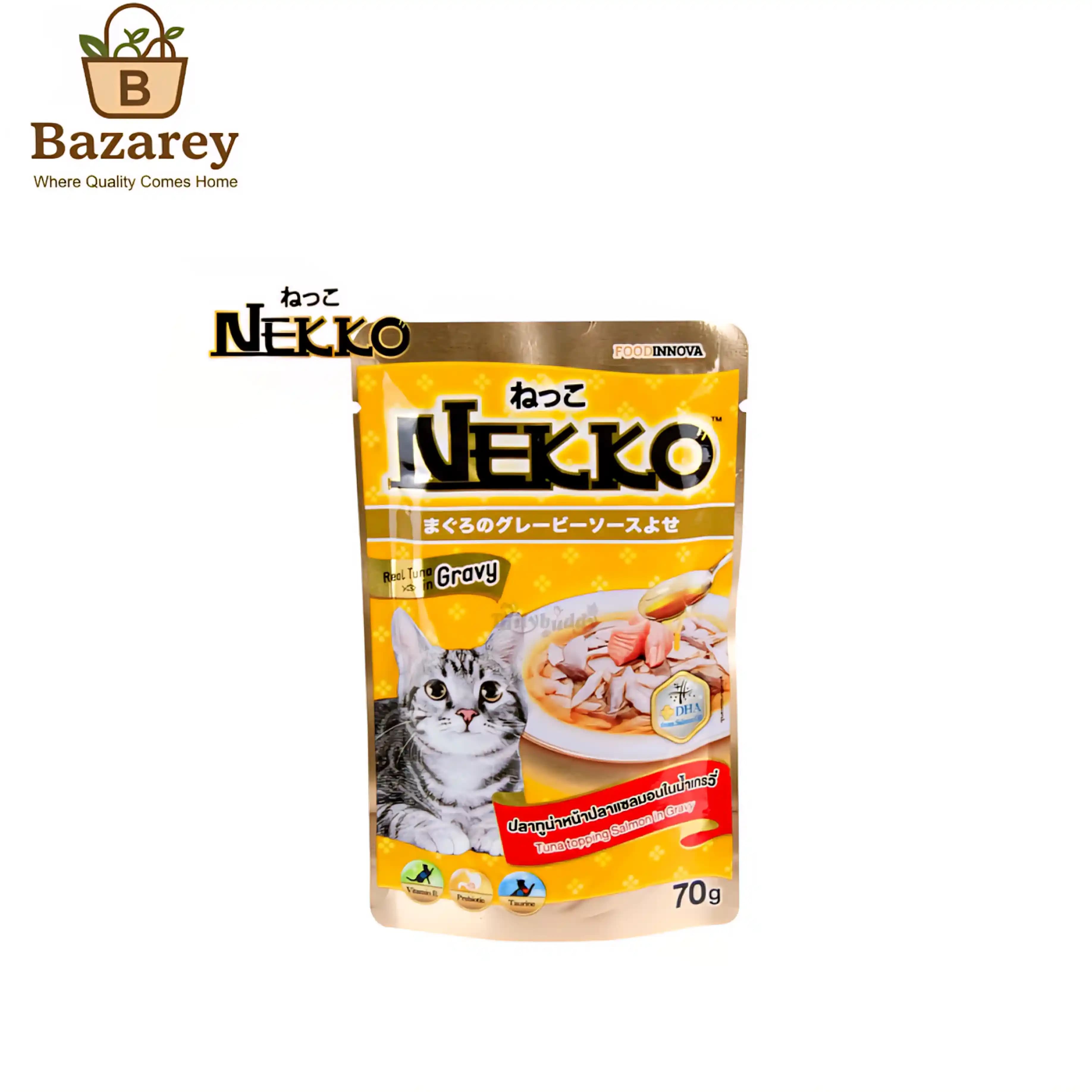 Nekko Tuna Topping Salmon in Gravy 