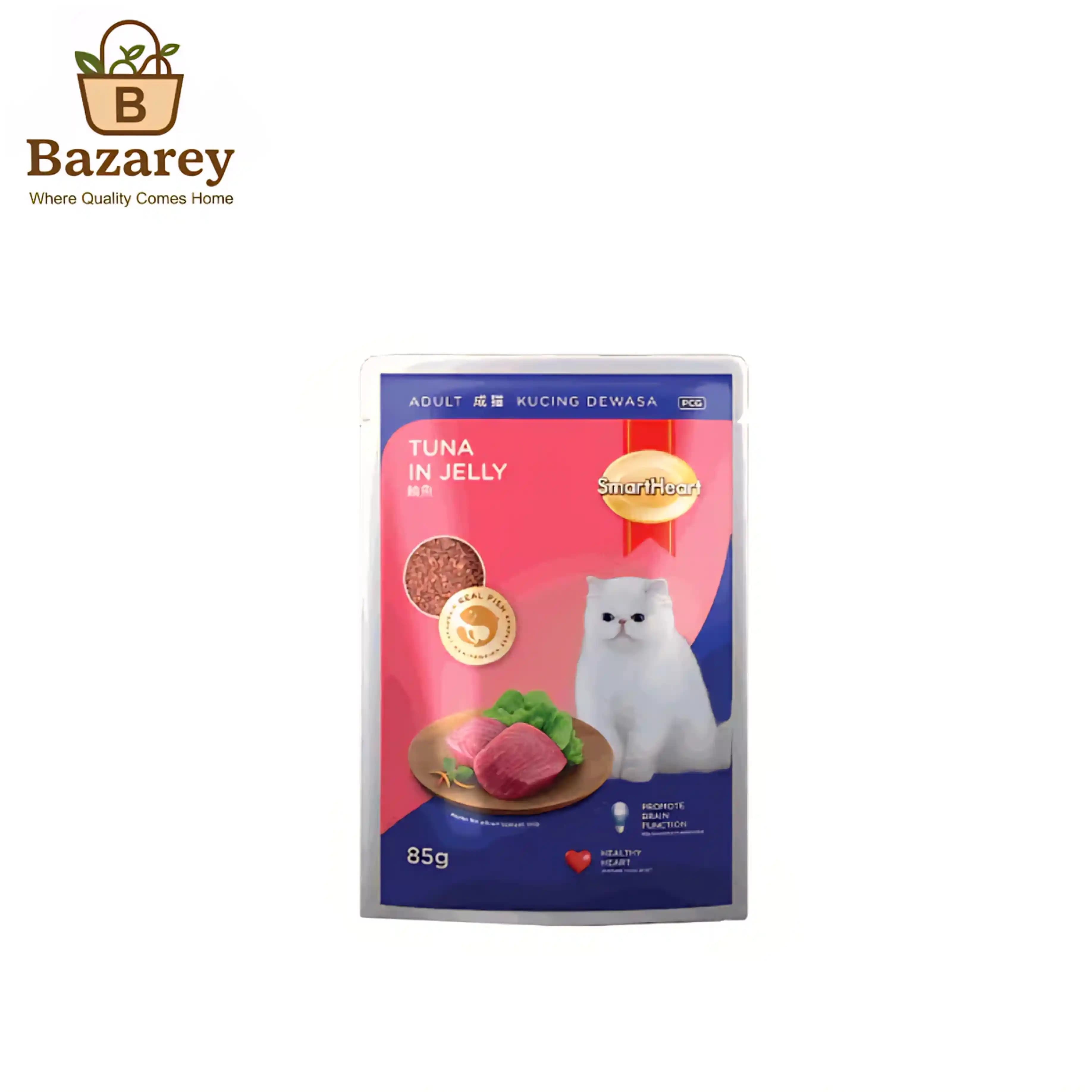 SmartHeart Adult Cat Pouch Food (Tuna In Jelly)