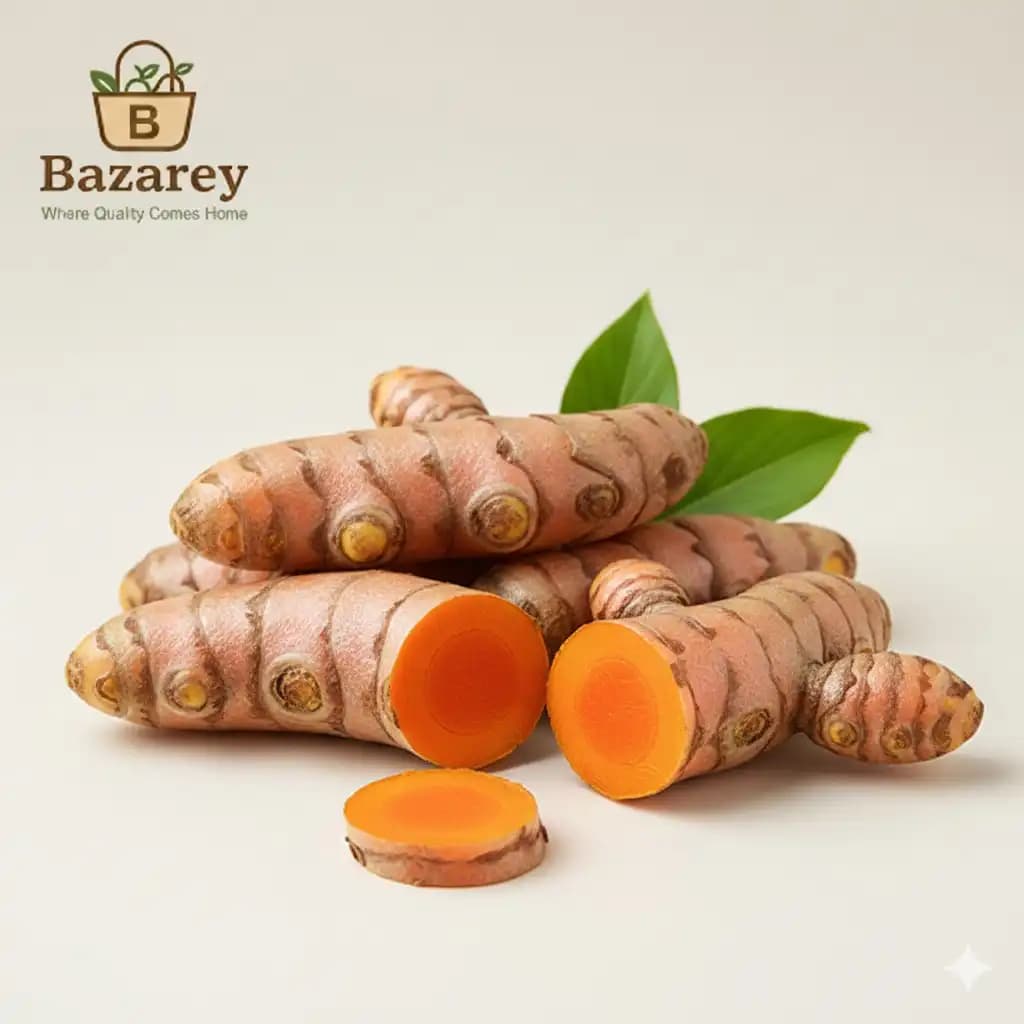 Raw Turmeric (কাঁচা হলুদ)  - View 1