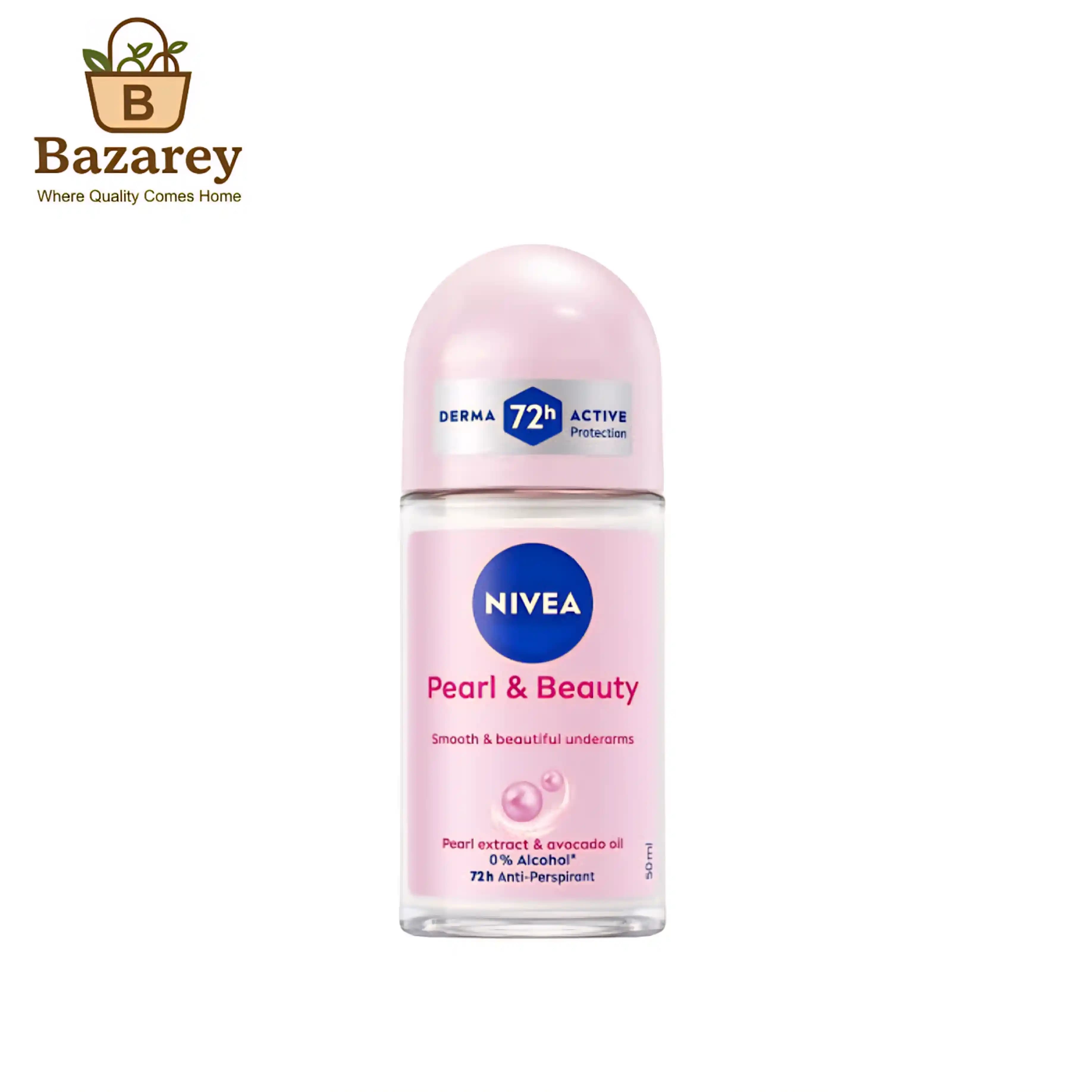 Nivea Women Pearl and Beauty Deodorant Roll On (নিভিয়া ওমেন  রোল অন)  - View 1