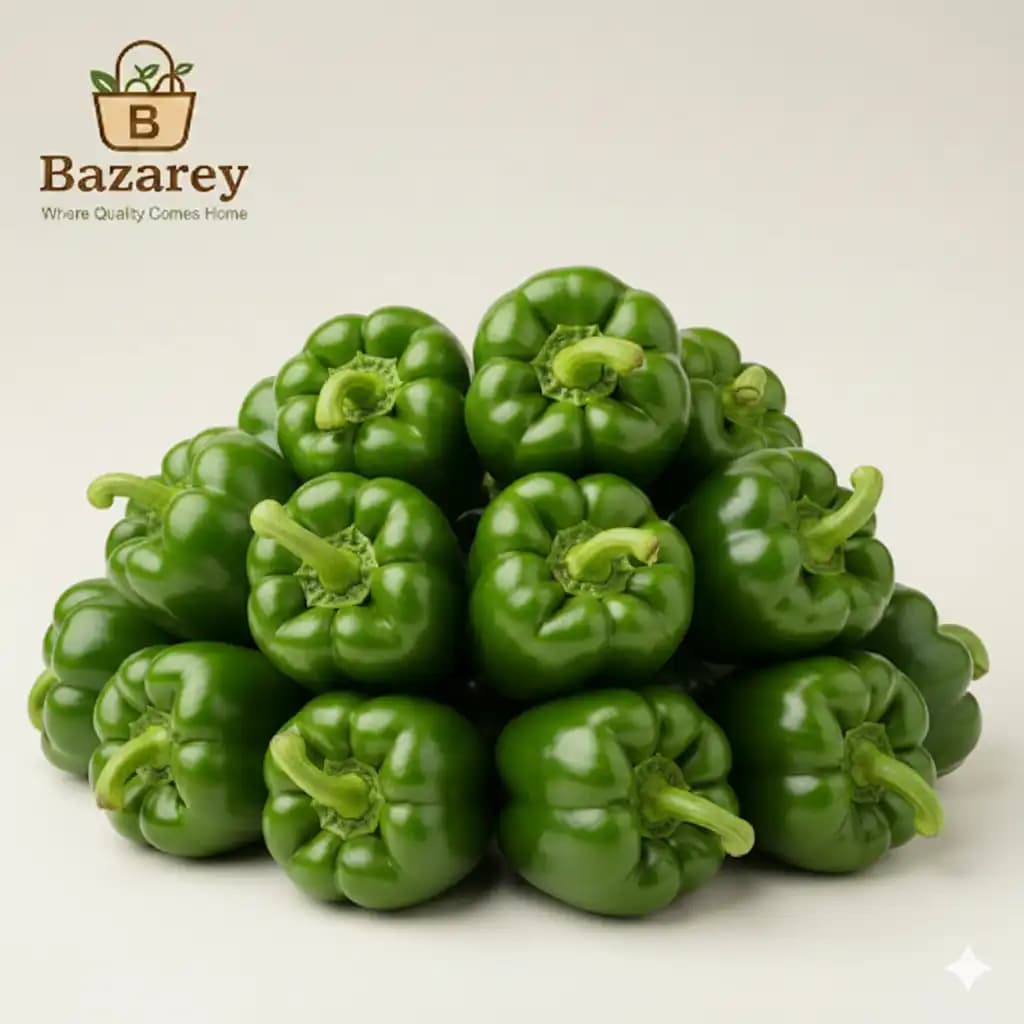 Green Capsicum (সবুজ ক্যাপসিকাম) ± 15gm - View 1
