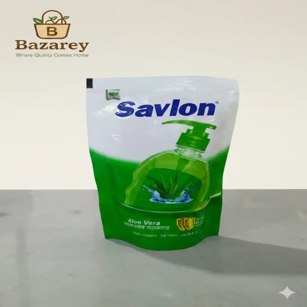 Savlon Hand Wash Aloe Vera (স্যাভলন হ্যান্ড ওয়াস অ্যালোভেরা) 
