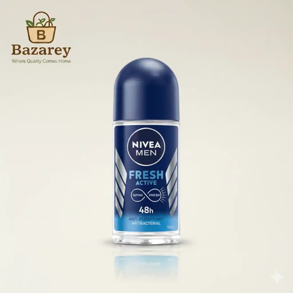 Nivea Men Fresh Active Deodorant Roll On (নিভিয়া মেন ফ্রেশ এক্টিভ ডিউডরেন্ট রোল অন)